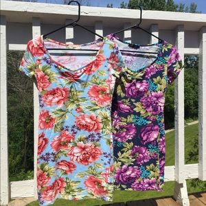 Forever 21 Floral Dress (purple)