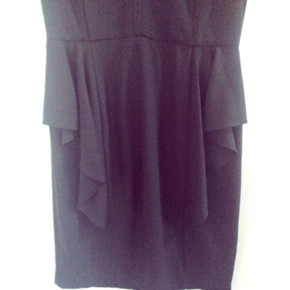 NWT Forever 21 black peplum dress - Picture 2 of 4
