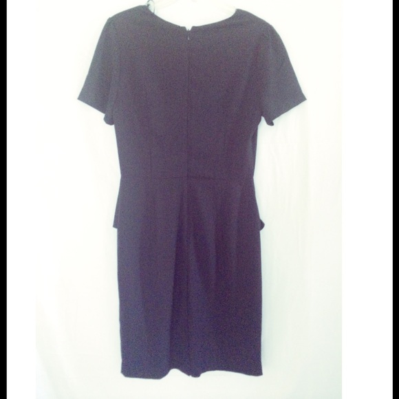 NWT Forever 21 black peplum dress - Picture 4 of 4