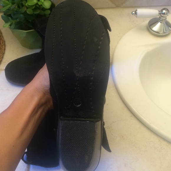 Black biker style boot - Picture 4 of 4