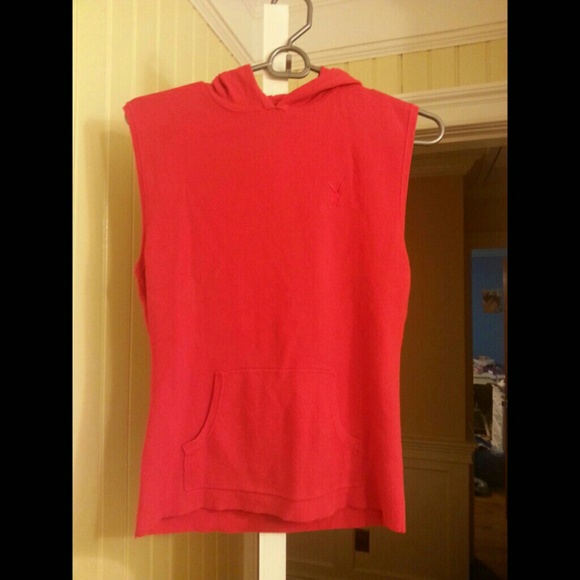 Playboy Sleeveless Sweater Hoodie