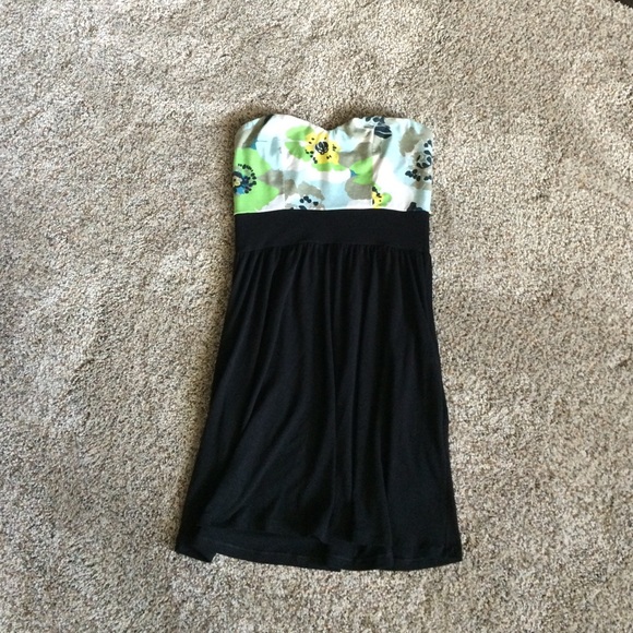 Strapless dress!
