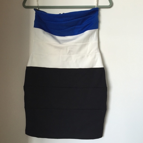 Sexy forever 21 color block tube dress, bodycon
