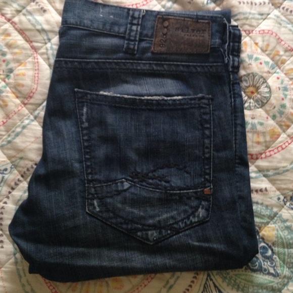 ❗️SOLD❗️MENS Silver Jeans - Size 36/32 Style: Zac