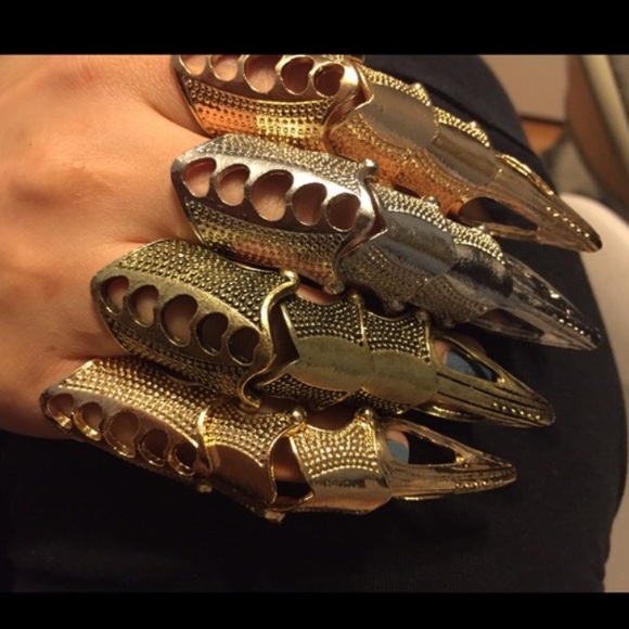 Full finger armor ring