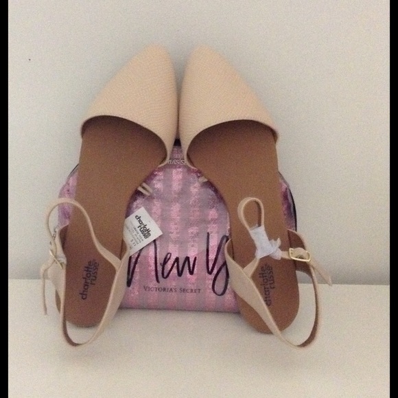 Charlotte Russe Shoes - Reserved Nude ankle straps
