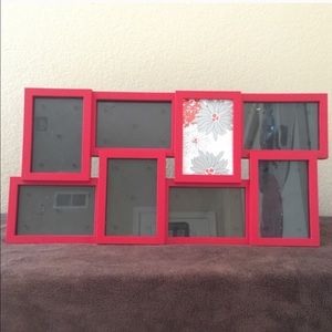Red photo frame