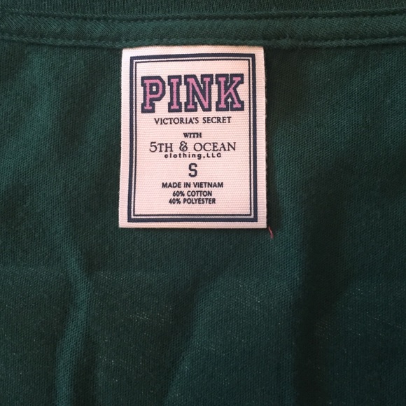 ❌SOLD! Victoria's Secret Pink MSU Spartan Vneck - Picture 3 of 3