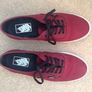 Maroon vans