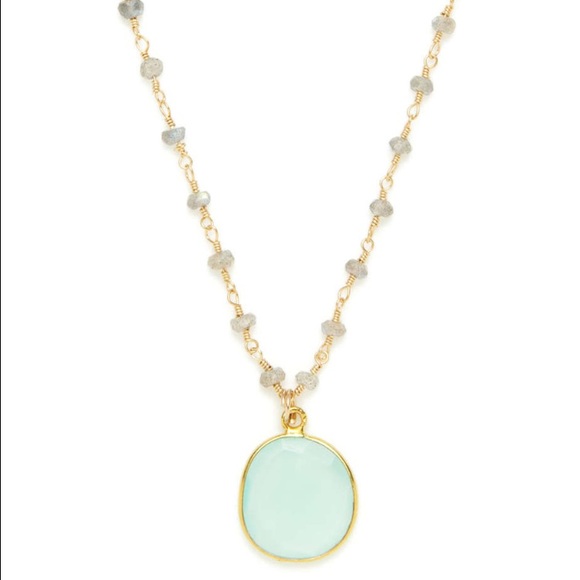 NWOT Gold Dipped Pendant Necklace