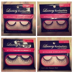 7 sets of false lashes!