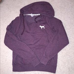 PINK Victoria's Secret wide neck hoodie
