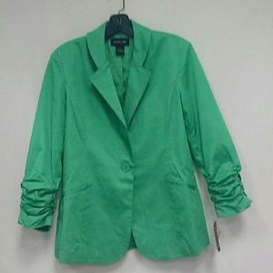 Focus 2000  3/4 ruched sleeve jacket