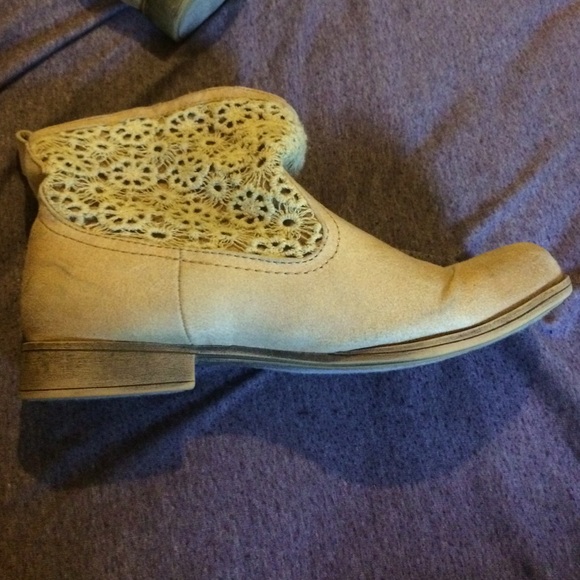 Tan ankle boots