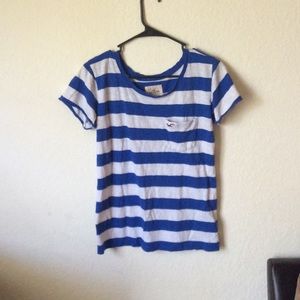 Striped hollister t shirt