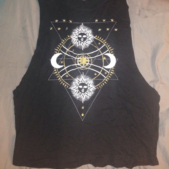 Urban Outfitters Tops - Urban Outfitters studded celestial muscle tank