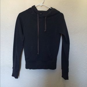 Dark grey hoodie