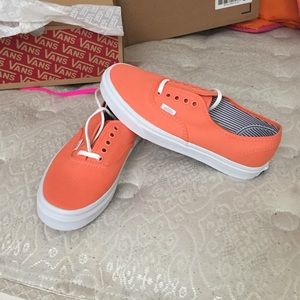 NWT sherbet Vans