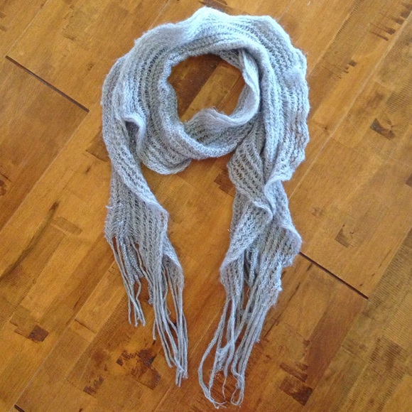 Light Grey Sparkle Scarf