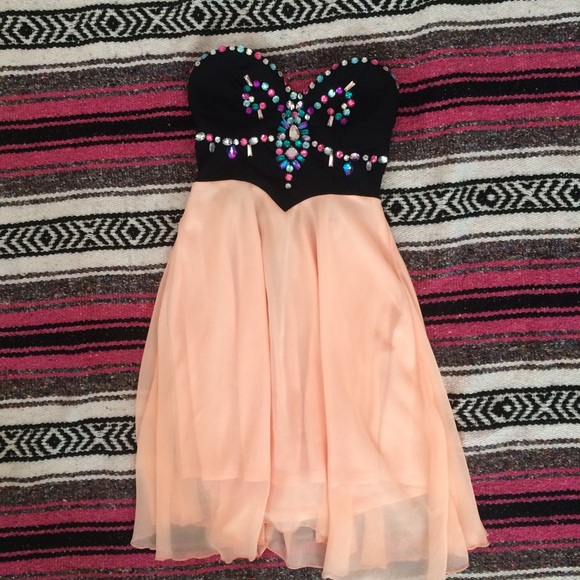 Rhinestone party dress