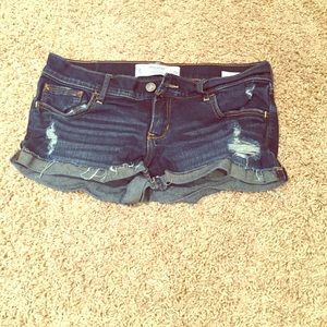 Denim shorts