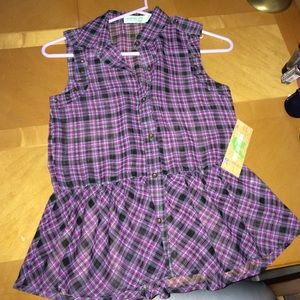 Selena Gomez Dream Out Loud Peplum button down