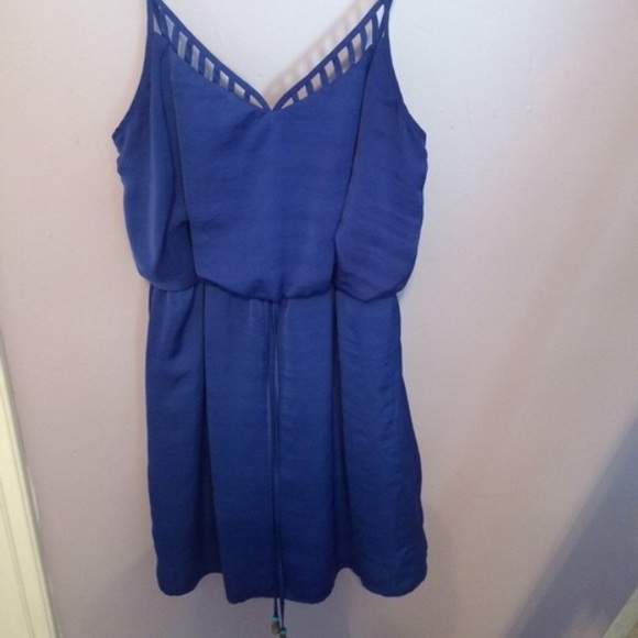 Royal blue dress