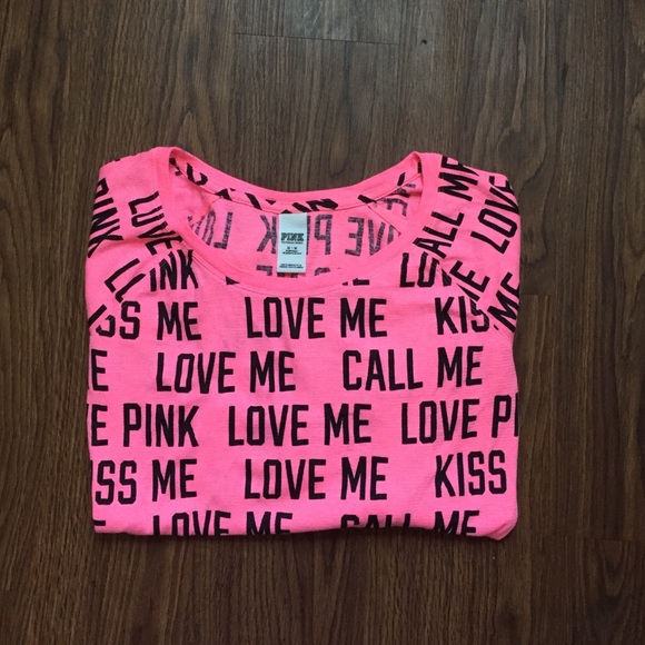 Pink thermal sleepwear top