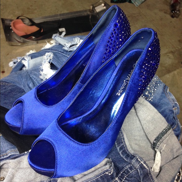Royal Blue Heels