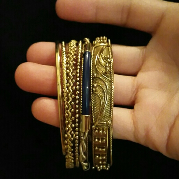 Gold bracelets