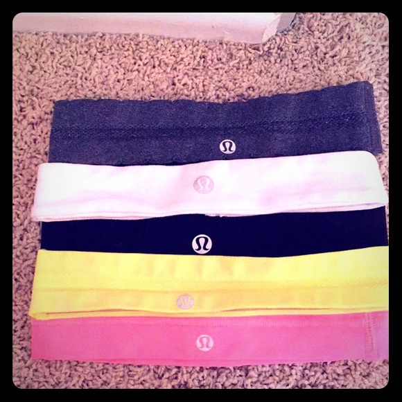 5 Lululemon headbands