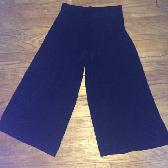 Black flowy dress pants