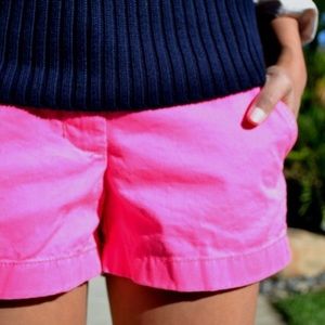 J. Crew Neon Pink Chino short!