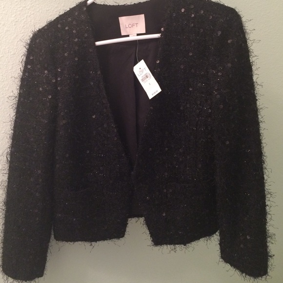 Ann Taylor Loft Sequin Jacket