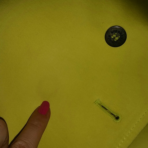 Canary Yellow Burberry London Trench coat - Picture 4 of 4
