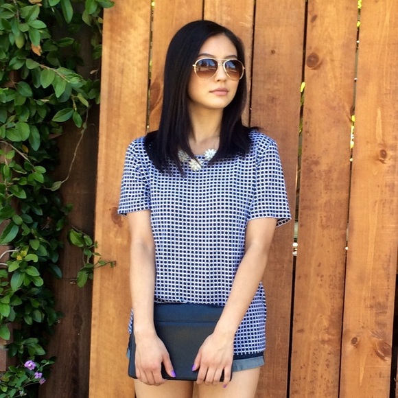 Black & White Pattern Top