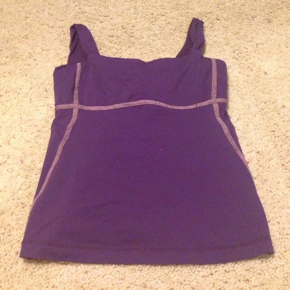Purple work out tank