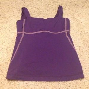 Purple work out tank