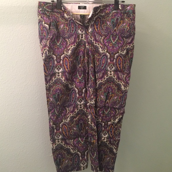 JCrew City Fit Crop Pants