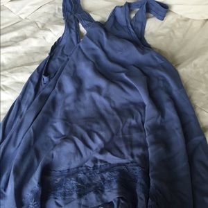 Blue free people top