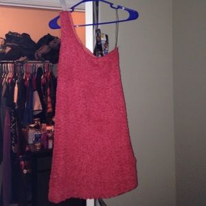 One sleeved dress