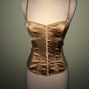 Satin bronze  Anti- flirt collection bustier