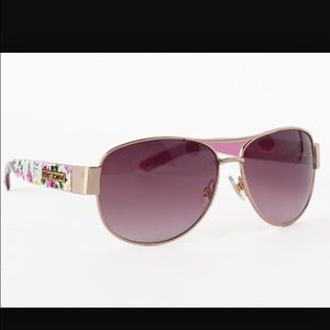 Betsey Johnson Floral Frame Sunglasses