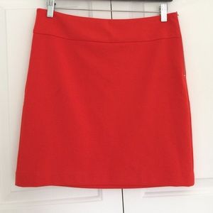Banana Republic orange skirt