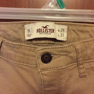 Hollister tan jeggings