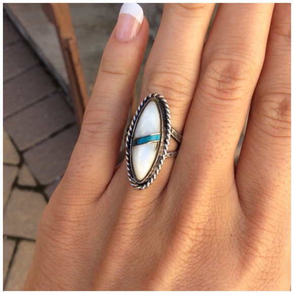 🚫🚫SOLD Vintage sterling silver turquoise - Picture 2 of 4