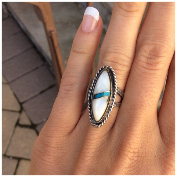 🚫🚫SOLD Vintage sterling silver turquoise - Picture 3 of 4