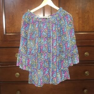 Tolani blouse in size small