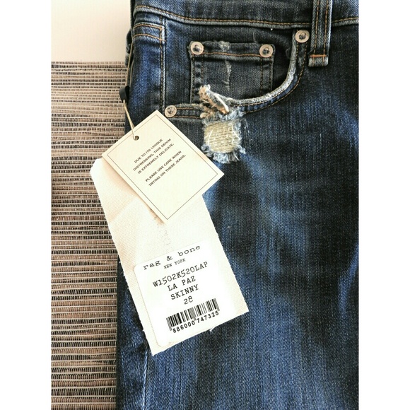 $225 Rag & Bone La Paz Skinny Jeans - Picture 2 of 3