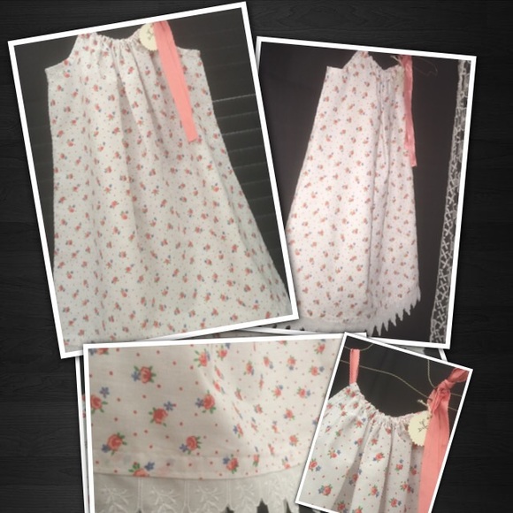 💞Sweet white cotton Childs dress💕